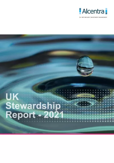 Alcentra UK Stewardship Code