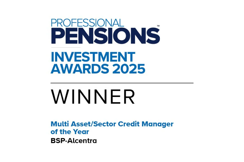 BSP-Alcentra wins Multi-Asset/Sector Credit Manager of the Year at Professional Pensions Investment Awards 2025
